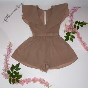 Beige Romper